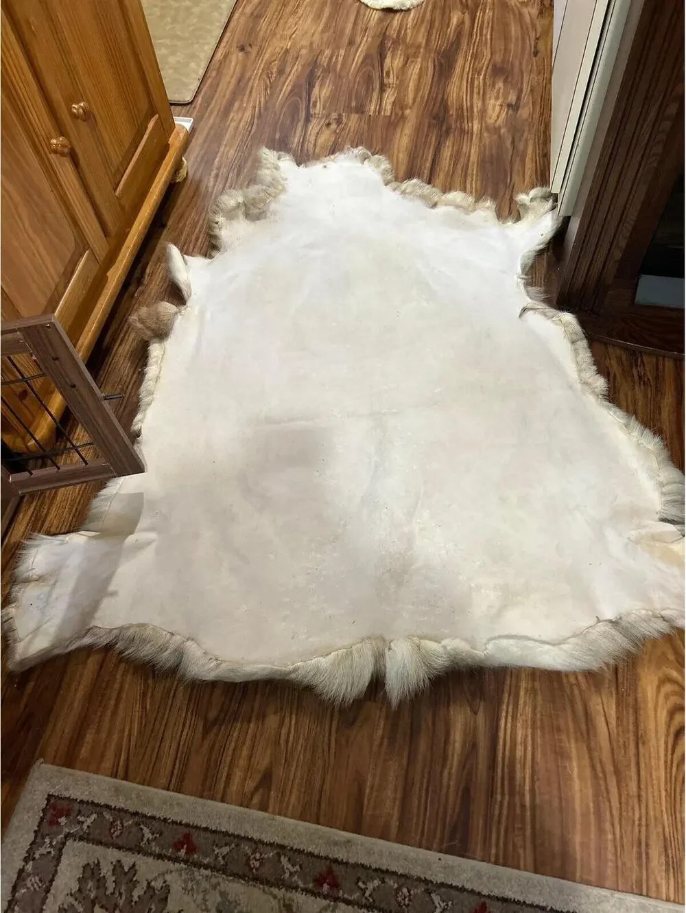 Genuine Deer or Caribou Hide Rug
